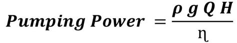 formula to determine centrifugal pump horsepower|power required by pump formula.